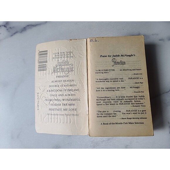 Paradise By Judith McNaught Paperback - Picture 2 of 10